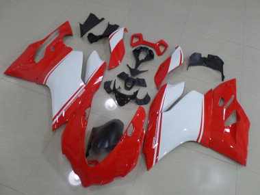 Carénage Ducati 1199 2011-2014 - Rouge Blanc Bon Marché