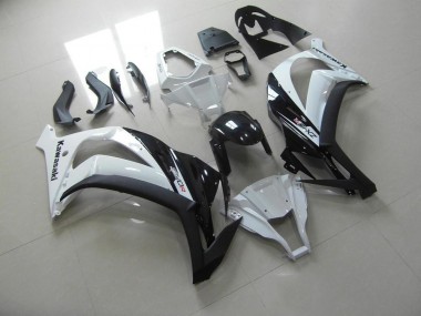 Carénage Kawasaki ZX10R 2011-2015 - Blanc Noir Bon Marché