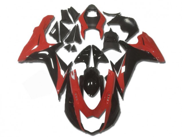 Carénages Suzuki GSXR 600 / 750 K11 2011-2024 - Rouge Noir Bon Marché Carénages Suzuki GSXR 600 / 750 K11 2011-2024 - Rouge Noir Bon Marché
