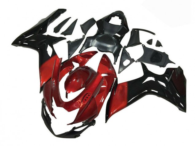 Carénage Suzuki GSXR 600 / 750 K11 2011-2024 - Rouge Noir Bon Marché Carénage Suzuki GSXR 600 / 750 K11 2011-2024 - Rouge Noir Bon Marché