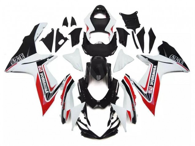 Carénage Suzuki GSXR 600 / 750 K11 2011-2024 - Blanc Rouge Noir Bon Marché Carénage Suzuki GSXR 600 / 750 K11 2011-2024 - Blanc Rouge Noir Bon Marché