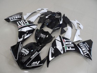 Carénages Yamaha R1 2012-2014 - Noir Blanc Fiat Bon Marché