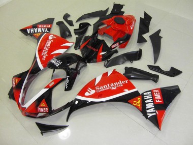 Carénage Yamaha R1 2012-2014 - Rouge Noir Santander Bon Marché