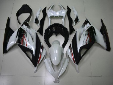 Carénage Kawasaki EX300 2013-2016 - Blanc Noir Bon Marché
