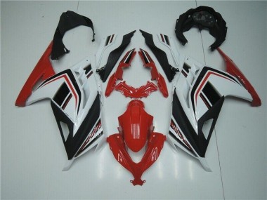 Carénage Kawasaki EX300 2013-2016 - Rouge Blanc Noir Bon Marché