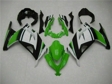 Carénage Kawasaki EX300 2013-2016 - Vert Noir Argent Bon Marché