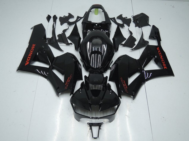 Carénage Honda CBR 600 RR 2013-2023 - Noir Brillant avec Rouge Décalque Bon Marché Carénage Honda CBR 600 RR 2013-2023 - Noir Brillant avec Rouge Décalque Bon Marché