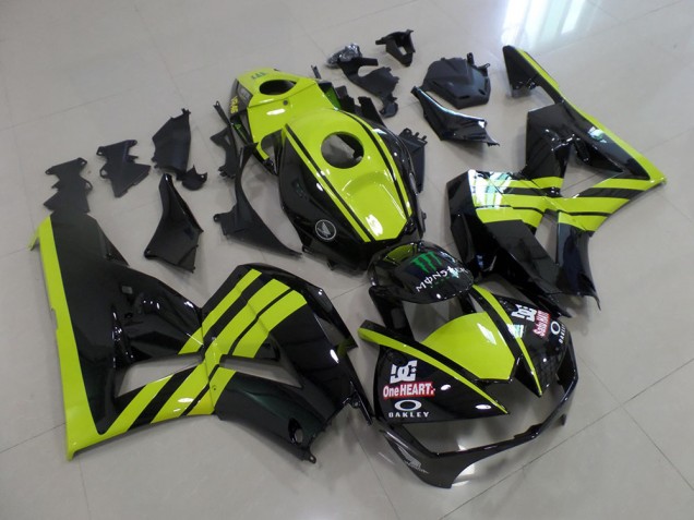Carénage Honda CBR 600 RR 2013-2023 - Vert Noir Bon Marché Carénage Honda CBR 600 RR 2013-2023 - Vert Noir Bon Marché