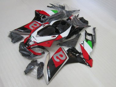 Carrosserie Aprilia RSV4 2009-2015 - Noir Rouge Bon Marché