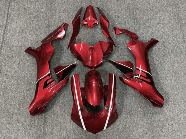 Carénage Yamaha R1 2015-2019 - Rouge Noir Bon Marché