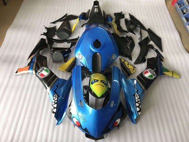 Carénage Yamaha R1 2015-2019 - Bleu Requin Bon Marché