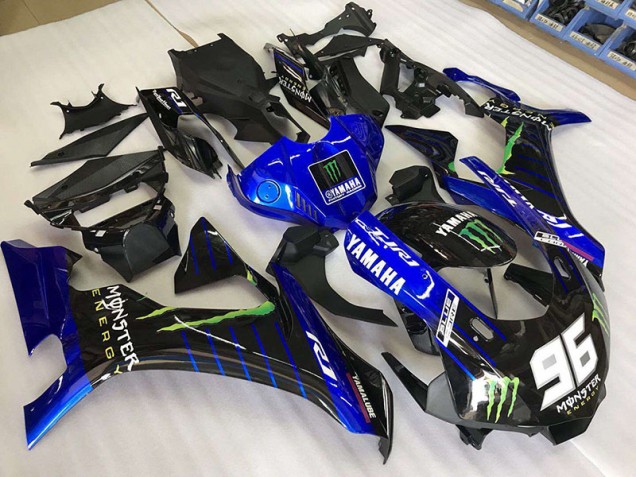 Carénage Yamaha R1 2015-2019 - Monster Énergie Bon Marché