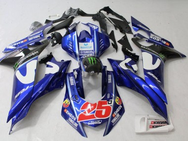 Carénage Yamaha R6 2017-2023 - Movistar Bon Marché