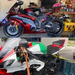 J'adore l'ajustement de ce carénage de moto. Ils s'alignent parfaitement. La peinture n'avait pas de coulure et très peu d'imperfections.